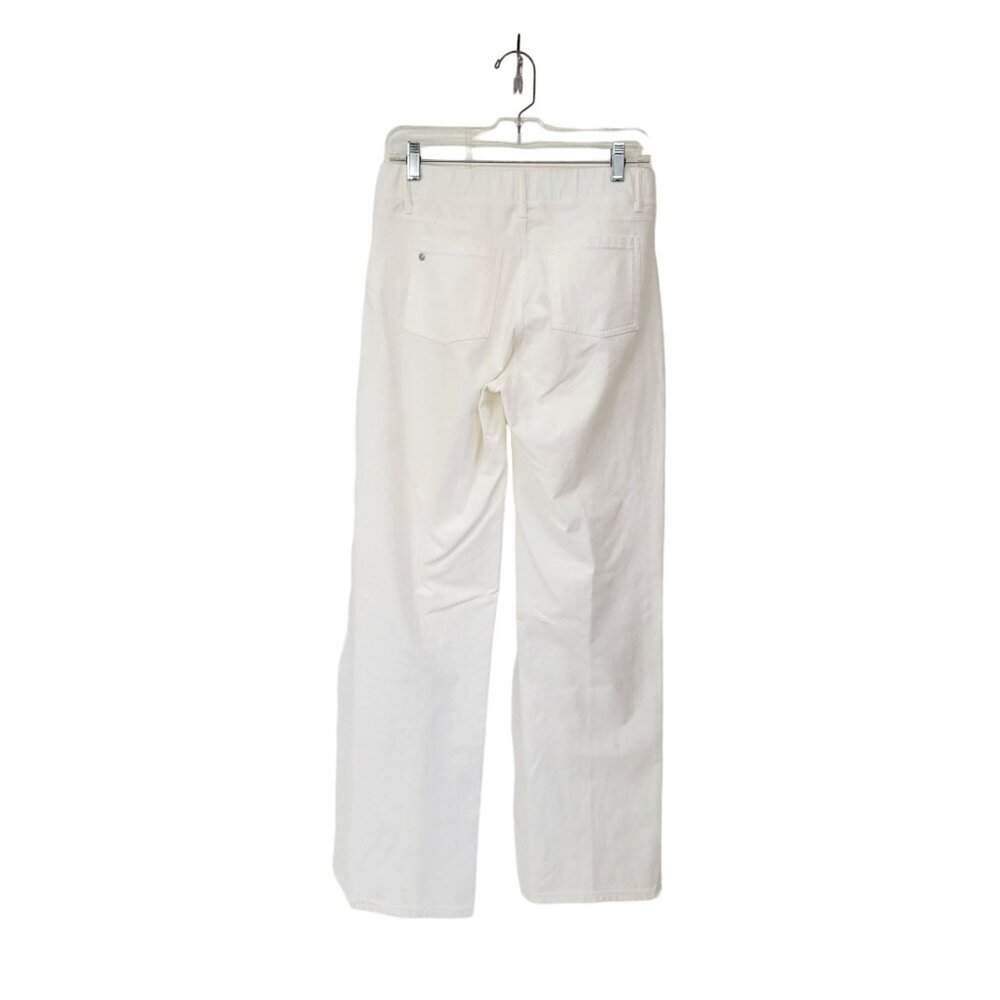 Neon Buddha White Pull-On Tapered Leg Jeans Style Pants - Picture 2 of 5